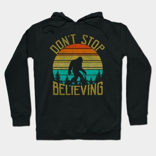 Bigfoot, Don't Stop Believing - RETRO Hoodie